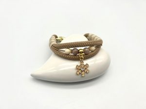 Hundehalsband Winter trifft Glow (Clay nur kleine Fellnasen)